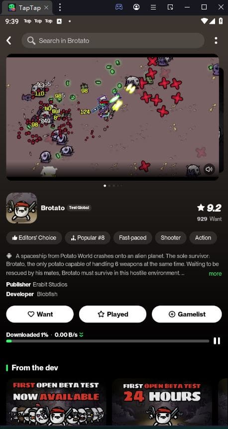 Brotato на ПК